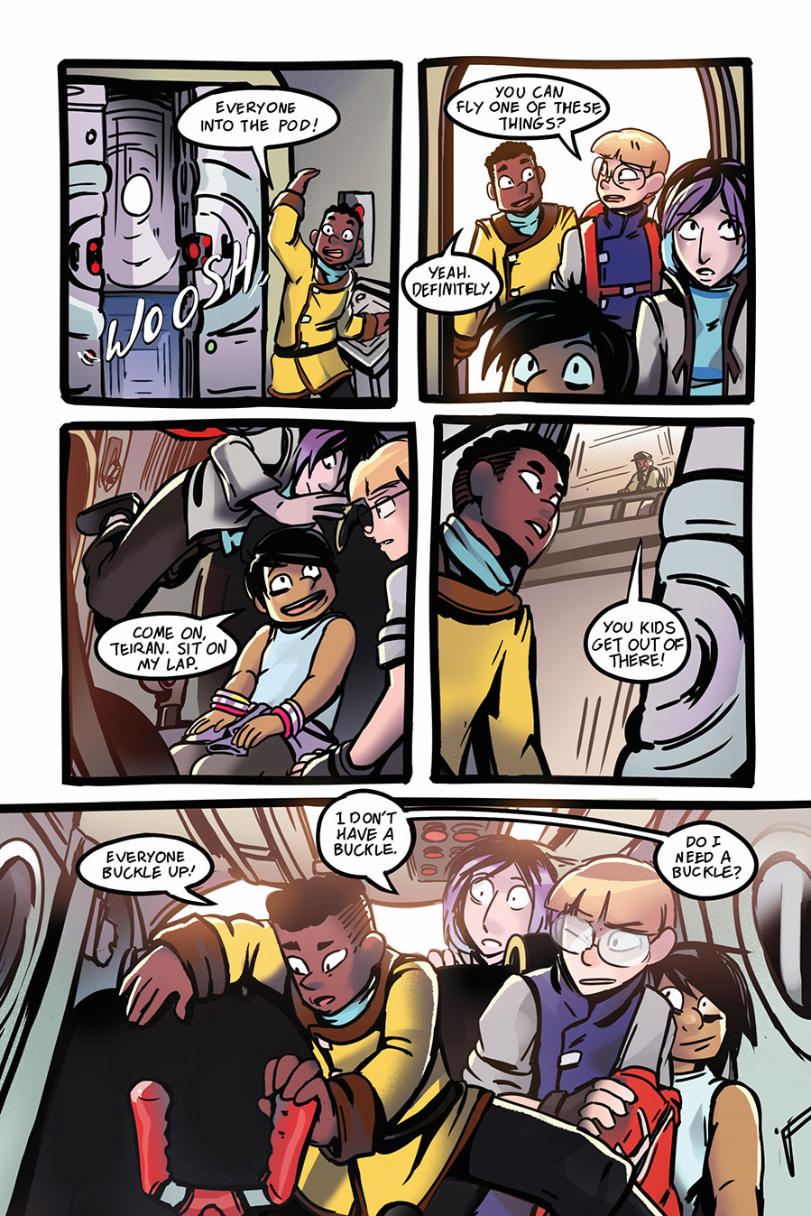 Cosmic Cadets (Book One): Contact! - Page 1