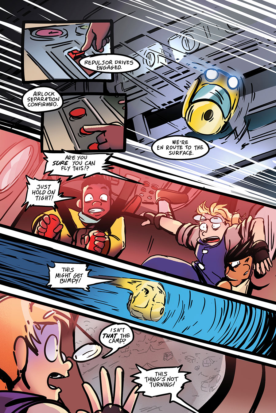 Cosmic Cadets (Book One): Contact! - Page 2