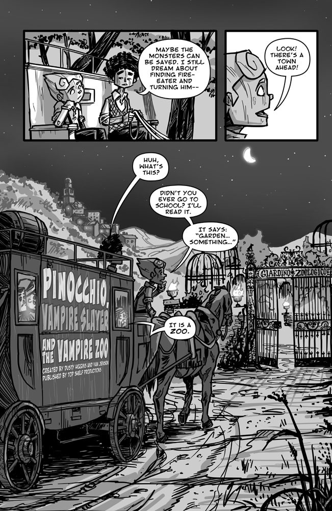Pinocchio Vampire Slayer vs The Vampire Zoo - Page 1