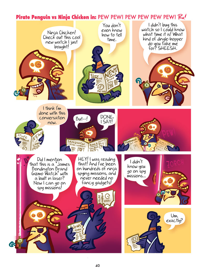Pirate Penguin vs Ninja Chicken (Book 2): Escape from Skull-Fragment Island! - Page 3
