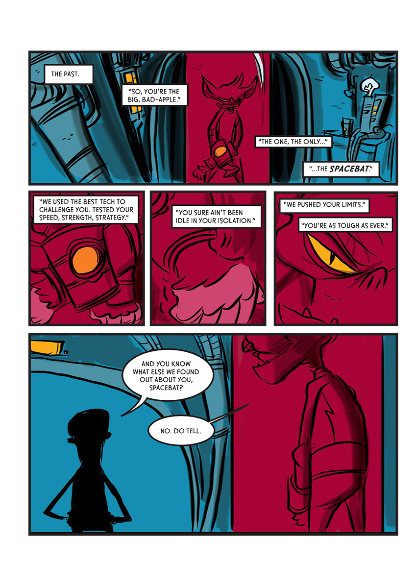 Spacebat and the Fugitives (Book One): Tacos at the End of the World - Page 6
