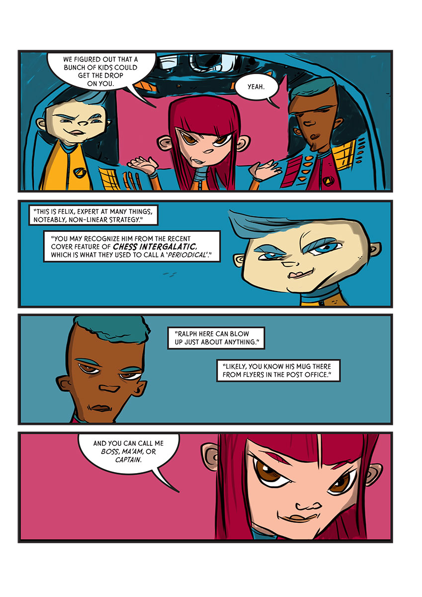 Spacebat and the Fugitives (Book One): Tacos at the End of the World - Page 7