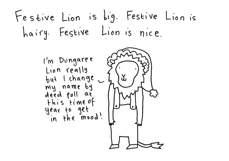 Festive Lion - Page 1