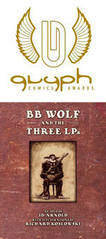 Image for Rich Koslowski wins Glyph Award for BB WOLF!