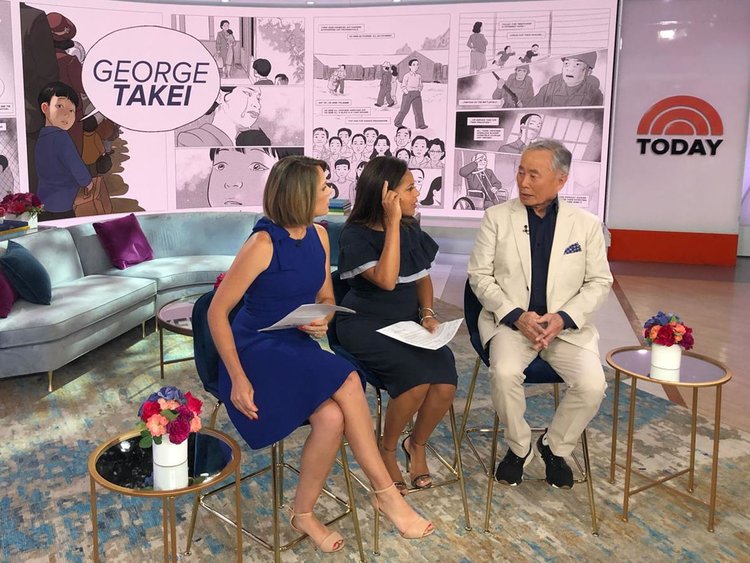 George Takei on the TODAY Show. Photo by Leigh Walton