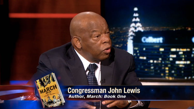 Congressman John Lewis on The Colbert Report