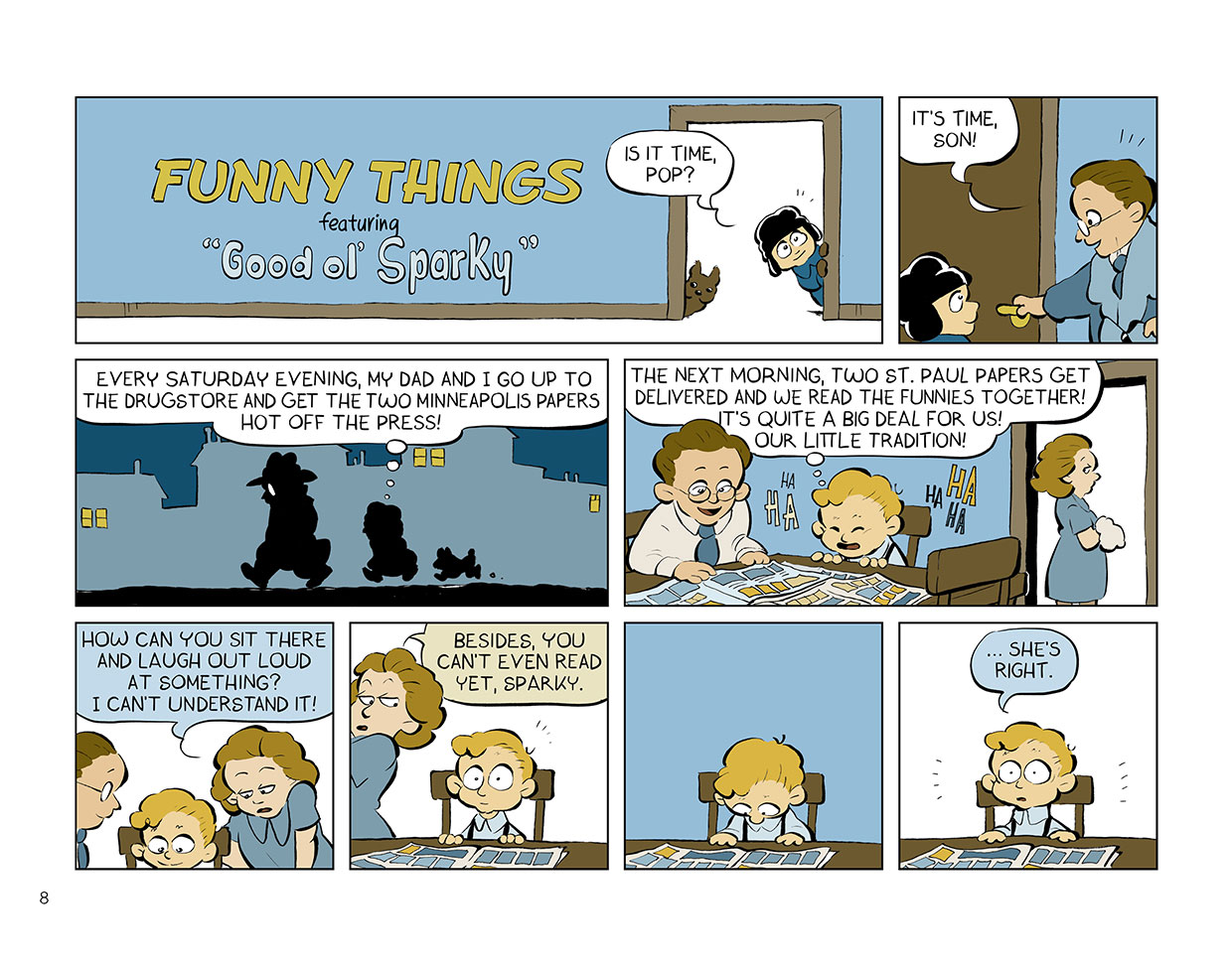 Funny Things: A Comic Strip Biography of Charles M. Schulz  - Page 1