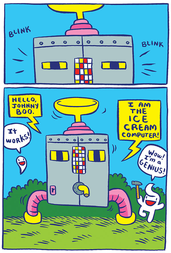Johnny Boo (Book 8): Johnny Boo and the Ice Cream Computer - Page 4