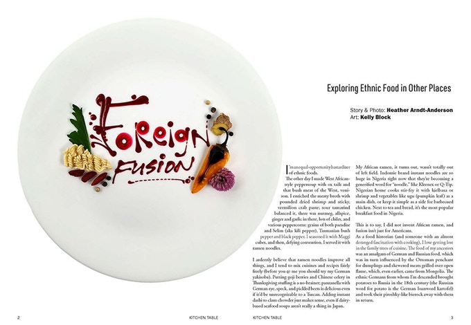 Kitchen Table Magazine #1 - Page 1