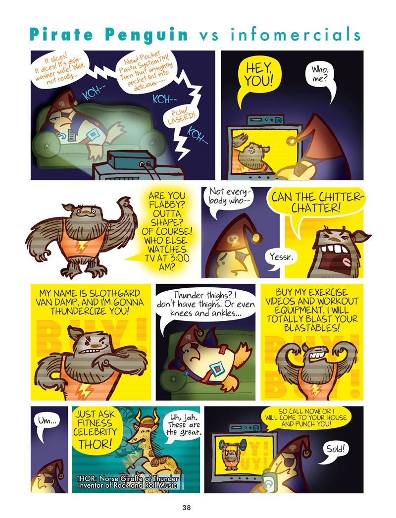 Pirate Penguin vs Ninja Chicken (Book 2): Escape from Skull-Fragment Island! - Page 1