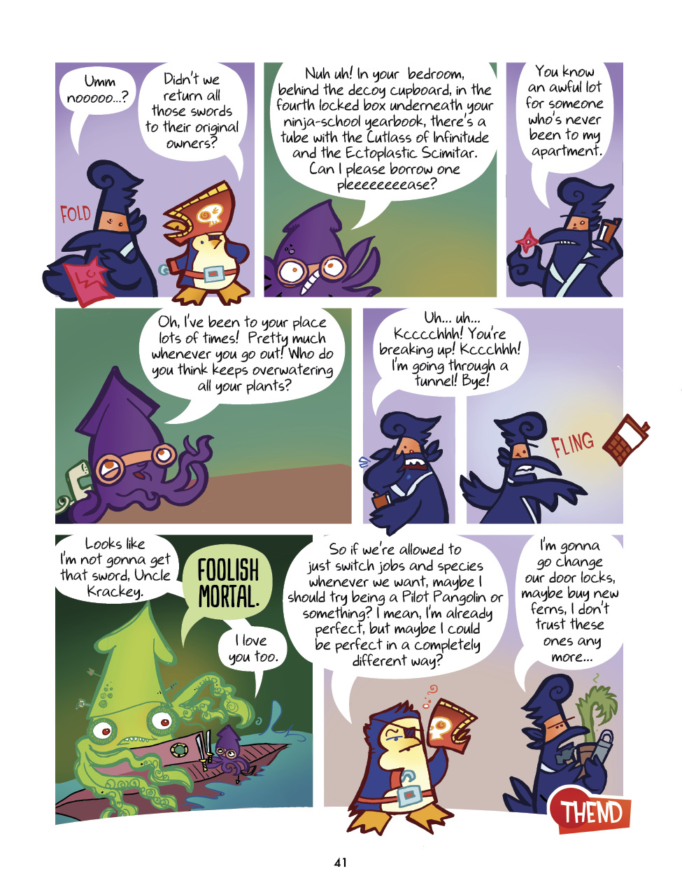 Pirate Penguin vs Ninja Chicken (Book 3): Macaroni and Bees?!? - Page 5
