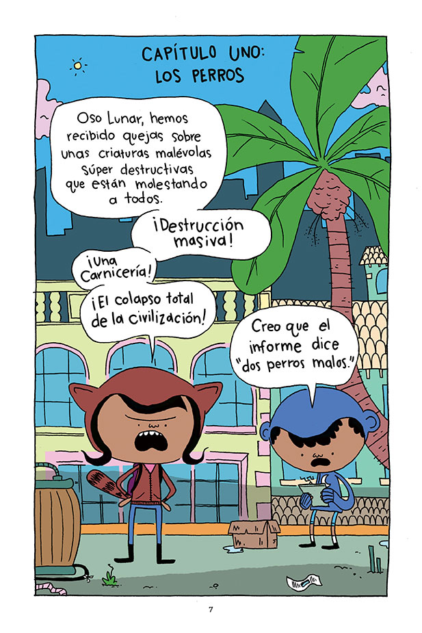 Red Panda & Moon Bear: Spanish Edition (Panda Roja y Oso Lunar) - Page 1