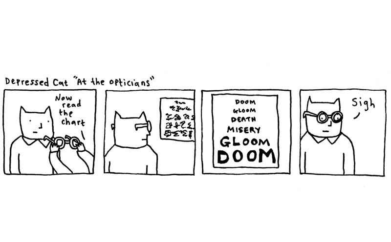 Depressed Cat - Page 1