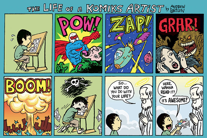 The Life of a Komiks Artist - Page 1