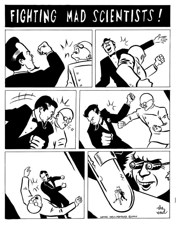 Fighting Mad Scientists! - Page 1