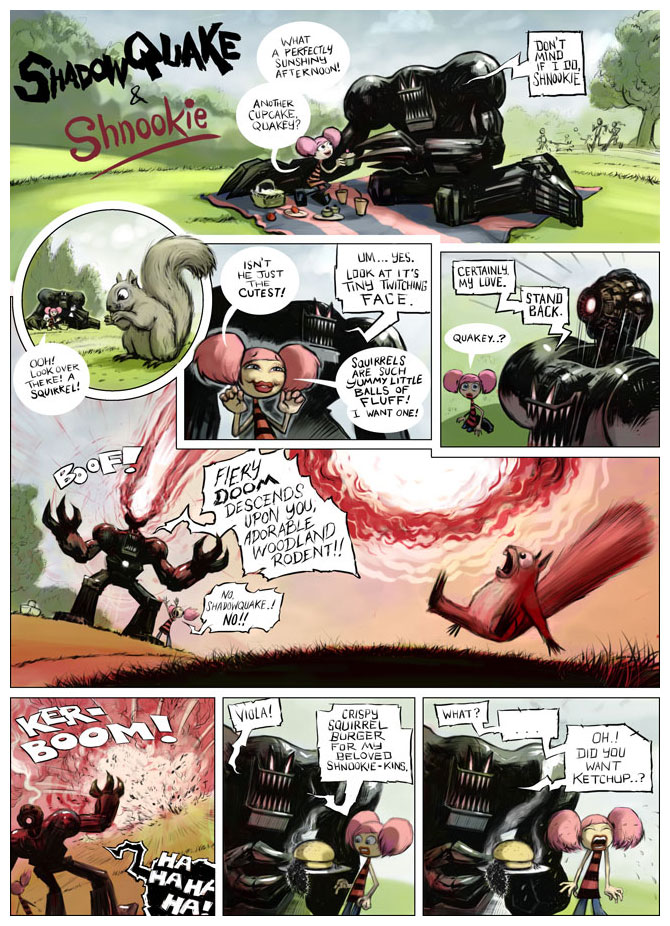 Shadowquake & Shnookie #2 - Page 1