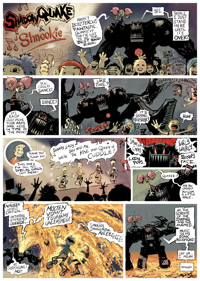 Shadowquake & Shnookie #3 - Page 1
