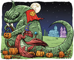 Image for Celebrate Halloween with Rob Harrell's lovable MONSTER ON THE HILL!